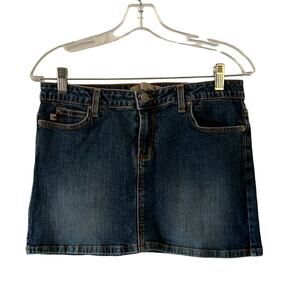 Level Juniors Size 9 Denim Jean Mini Skirt Casual Preppy